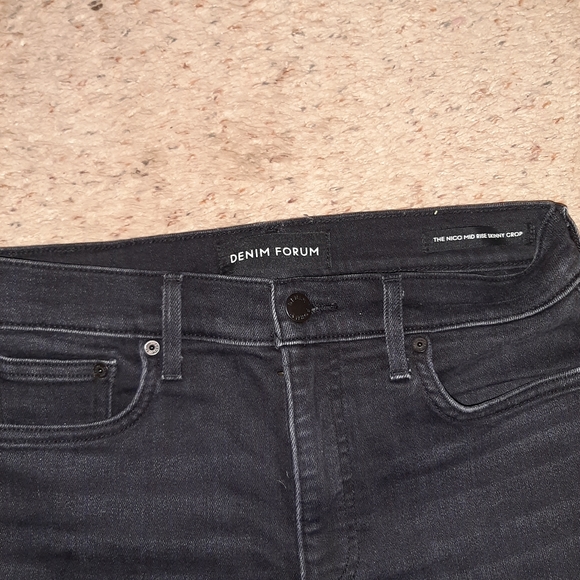 Denim Forum Nico Skinny Crop Jean - Picture 2 of 2